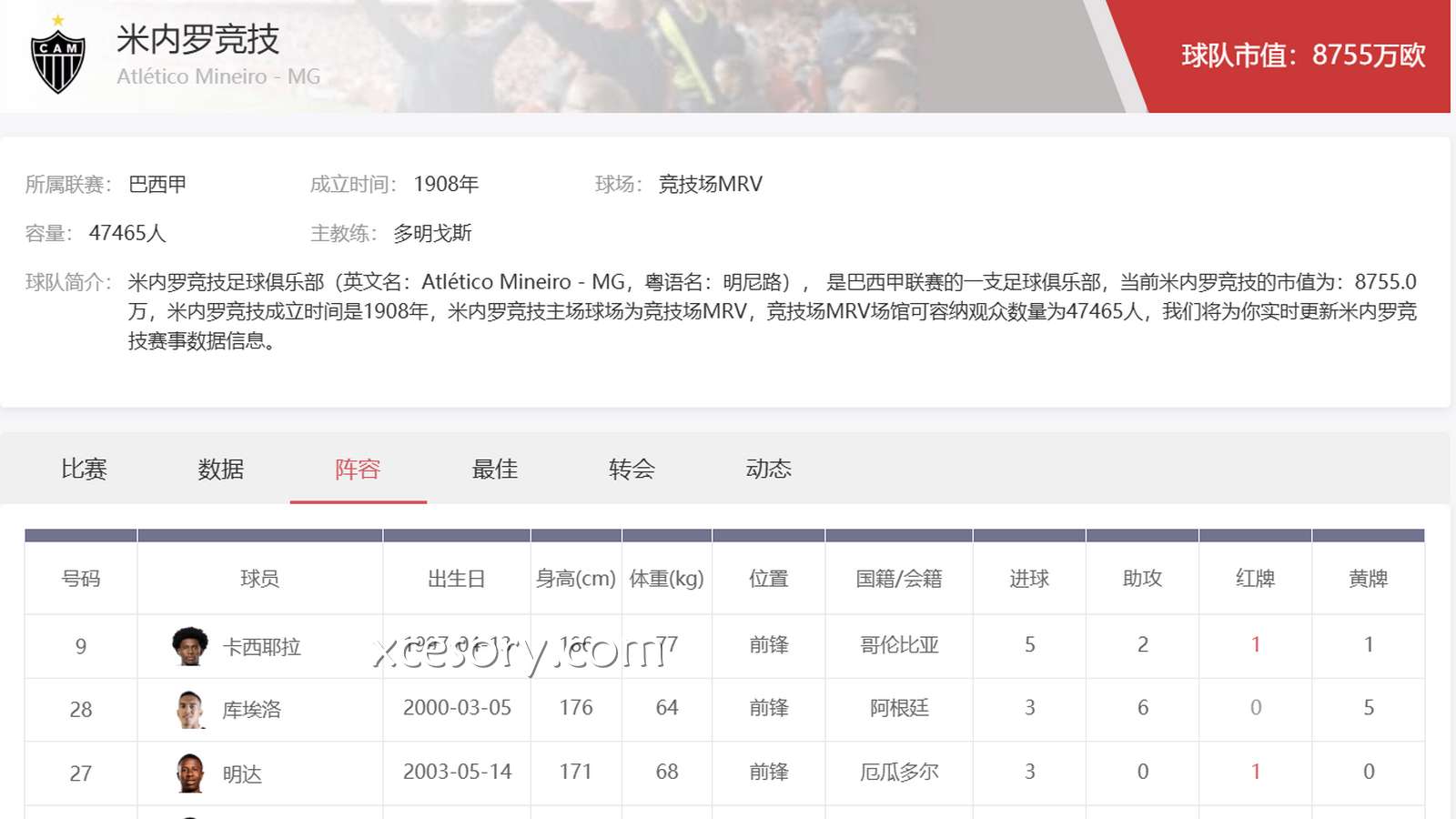 亚新体育巴西甲投注指南：米内罗竞技分析